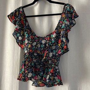 LIKELY woman’s floral blouse / S
